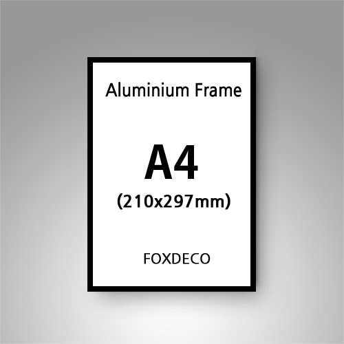 A4 무광 알루미늄 액자 (7종류색상)
