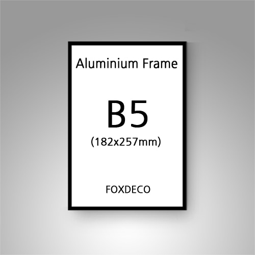 B5 무광 알루미늄 액자 (7종류색상)