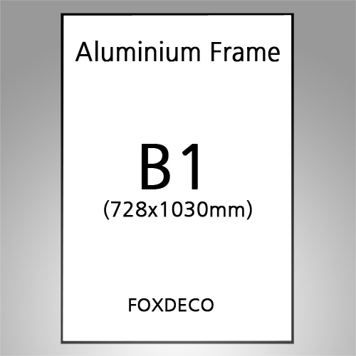 B1 무광 알루미늄 액자 (8종컬러)