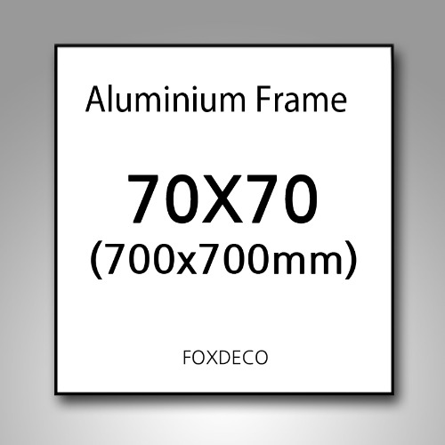 70x70cm 무광 알루미늄 액자 (7종 컬러)