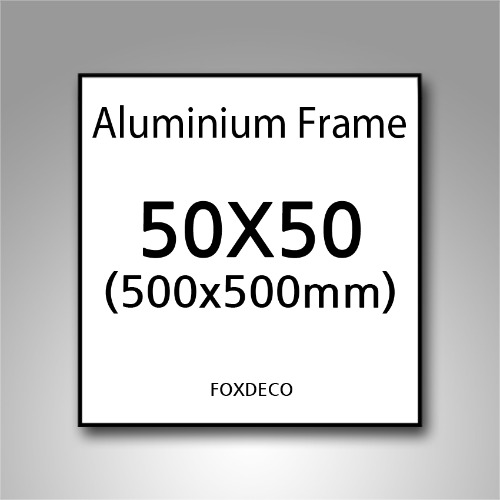 50x50cm 무광 알루미늄 액자 (8종 컬러)