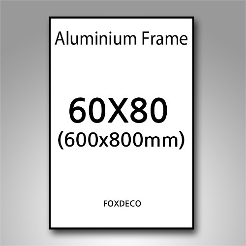 60x80cm 무광 알루미늄 액자 (8종 컬러)