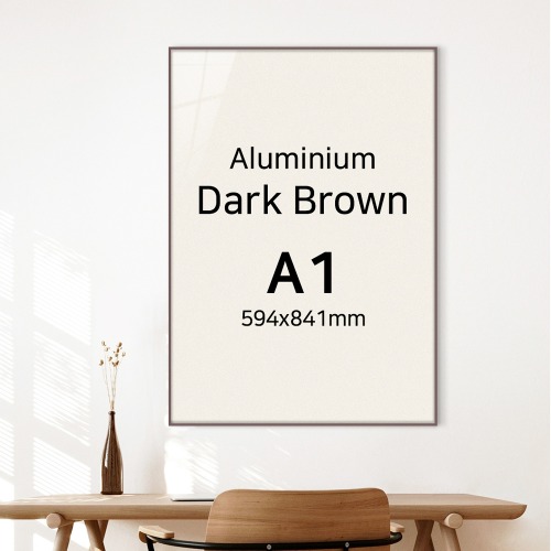 A1  다크브라운고급알루미늄액자