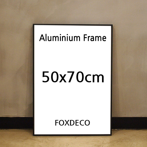 해리하스 개인 주문창 (스티커판 50x70cm )  무광 알루미늄 액자 (7종 컬러)