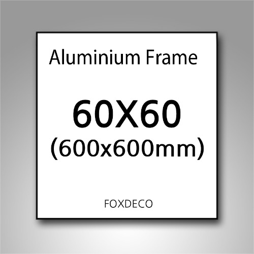 61x61cm 무광 알루미늄 액자 (7종 컬러)