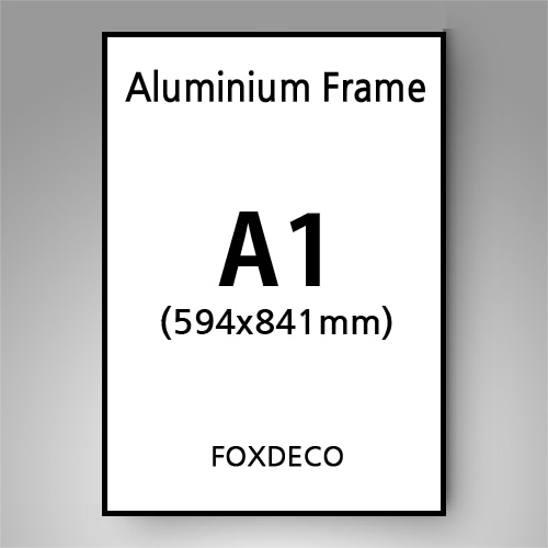 로로봉 개인 주문창   A1 무광 알루미늄 액자 ( 전면 아크릴 없이제작)